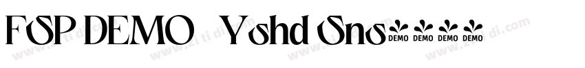 FSP DEMO   Yshd Sns字体转换